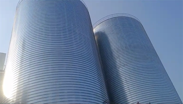 太原2座混凝土高架卷板仓